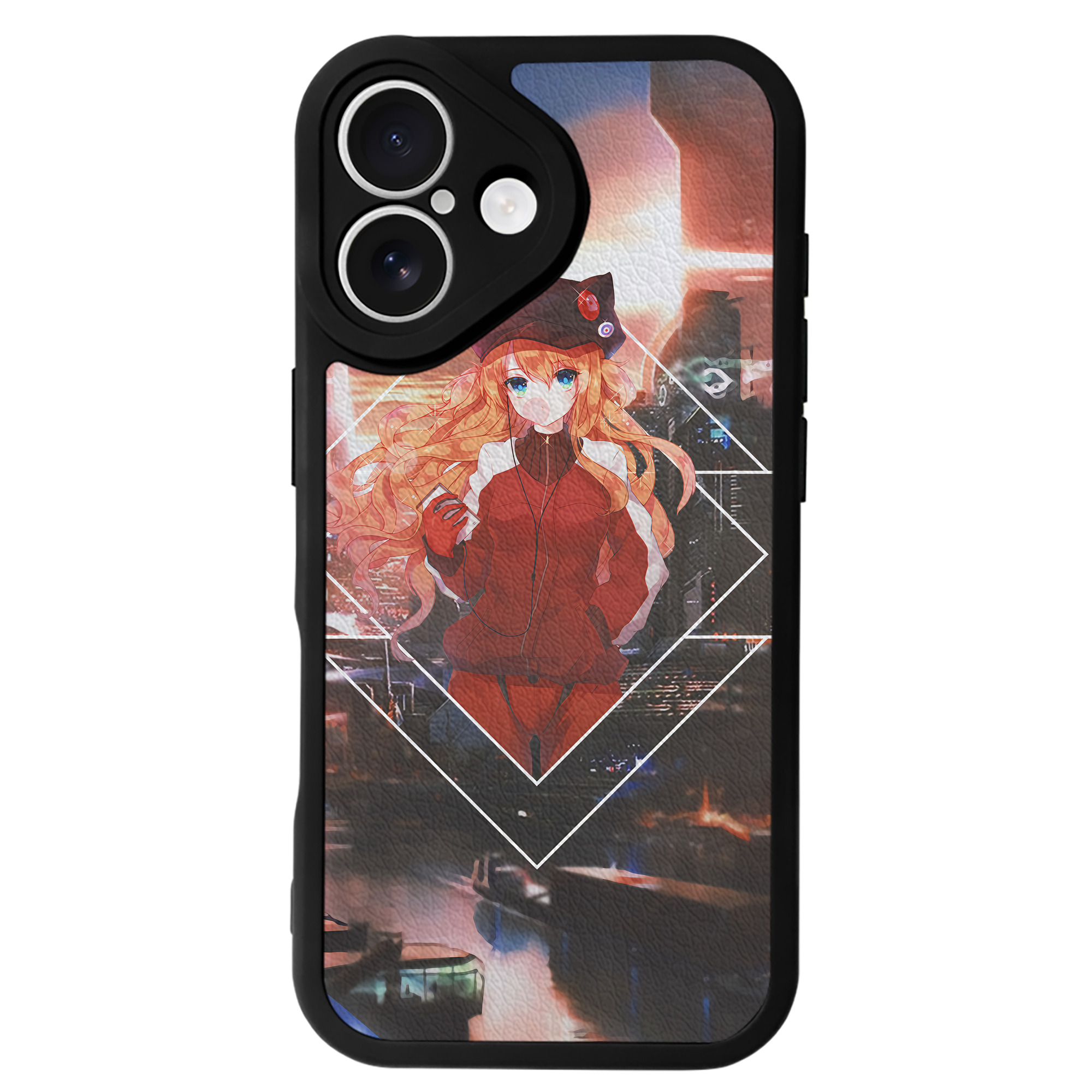 （画像用） EVA 新世紀エヴァンゲリオン 【iPhone 16シリーズ対応】シリコンスマホケース（レザー調） 材質：シリコン